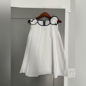 Armani Junior girls white dress size 6